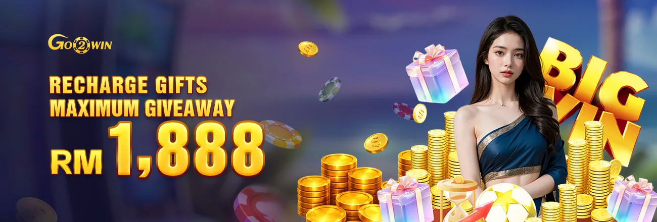 Go2Win first deposit bonus for new members, up to RM1,888