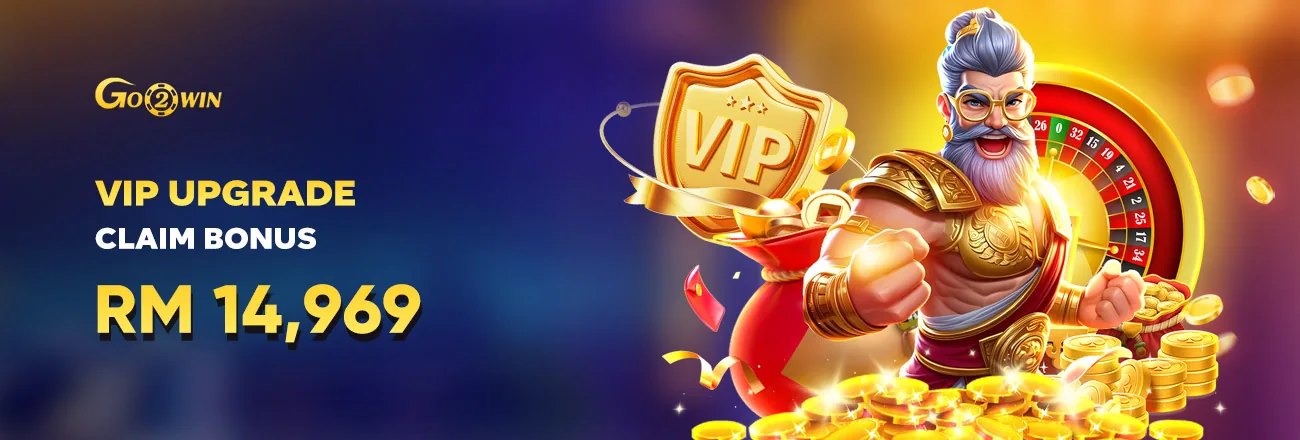 Go2Win VIP upgrade - claim bonus up to RM14,969
